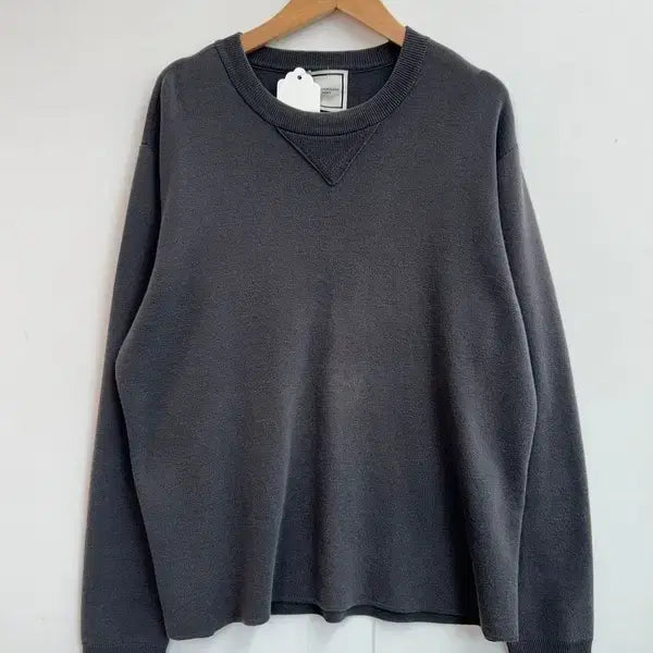 [SOLD OUT] 50 남성 우영미 크루넥 혼방 스웨트셔츠 맨투맨 차콜