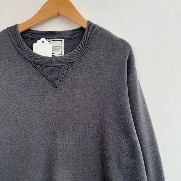 [SOLD OUT] 50 남성 우영미 크루넥 혼방 스웨트셔츠 맨투맨 차콜