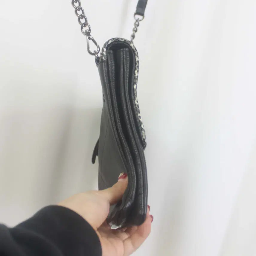 [BUNJANG] ANNE KLEIN Leather Crossbody Clutch Bag / [정품] 앤클라인(ANNE KLEIN)여성 소가죽 크로스백 클러치 상상샵