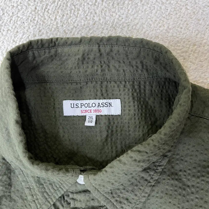 [BUNJANG] US Polo Assn. Short Sleeve Shirt / 110 US폴로 반팔 셔츠 0406U