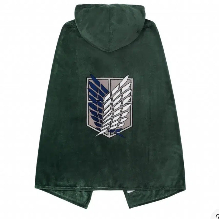 [BUNJANG] Frank Burger Attack on Titan Survey Corps Cape Blanket / 프랭크버거 진격의 거인 조사병단 망토 담요