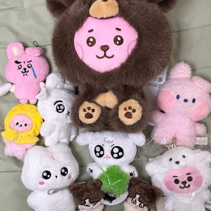 [BUNJANG] BT21 Jungkook Kookgi Ponggi Cookie Doll Bundle Set / 정국 꾹뚜기 퐁뚜기 BT21 쿠키 인형 일괄