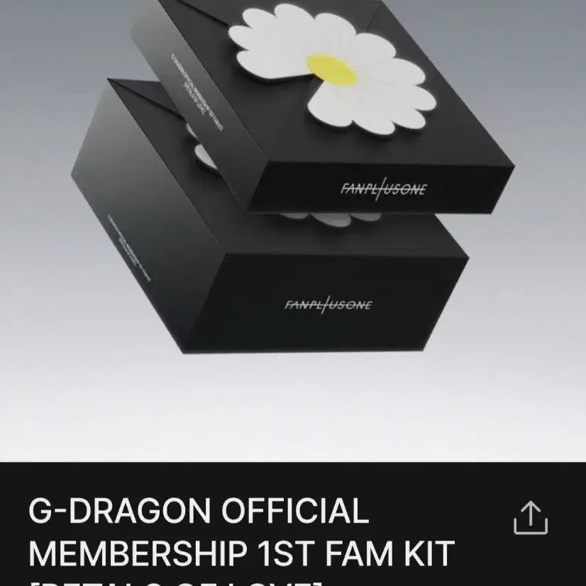 [SOLD OUT] 지드래곤 팬플러스원 팸키트+컨페티