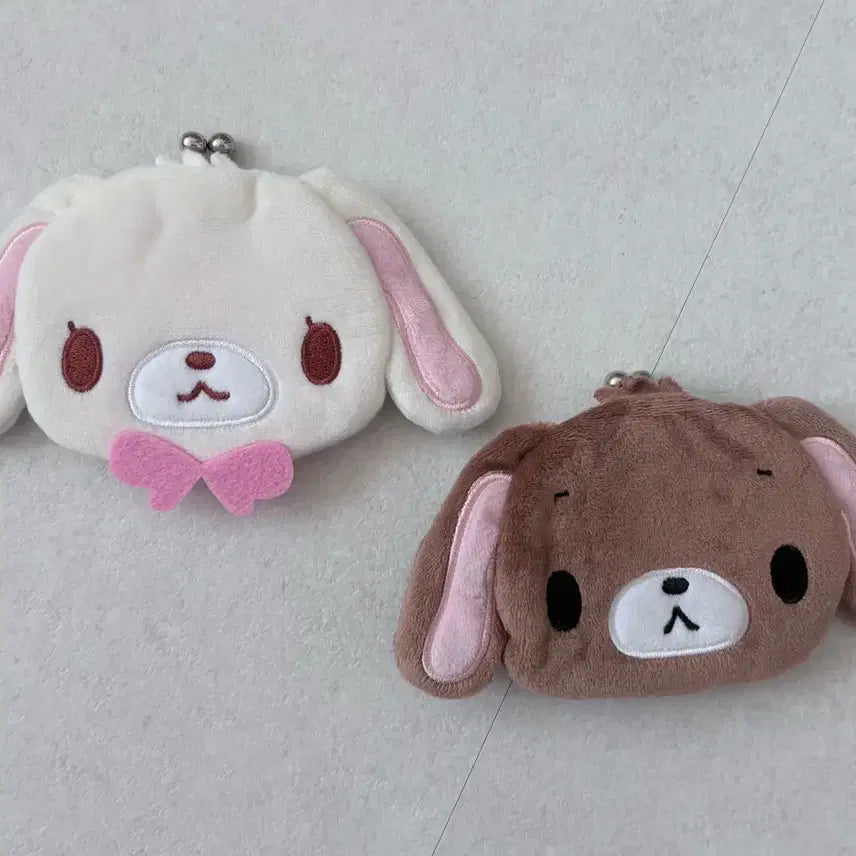 [BUNJANG] Sanrio Sugar Bunnies Coin Purse Set / 산리오 슈가바니즈 시로우사 쿠로우사 동전지갑