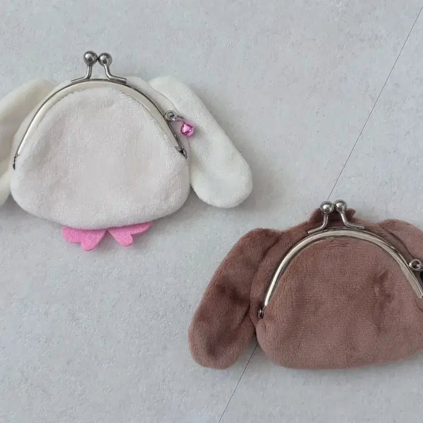 [BUNJANG] Sanrio Sugar Bunnies Coin Purse Set / 산리오 슈가바니즈 시로우사 쿠로우사 동전지갑