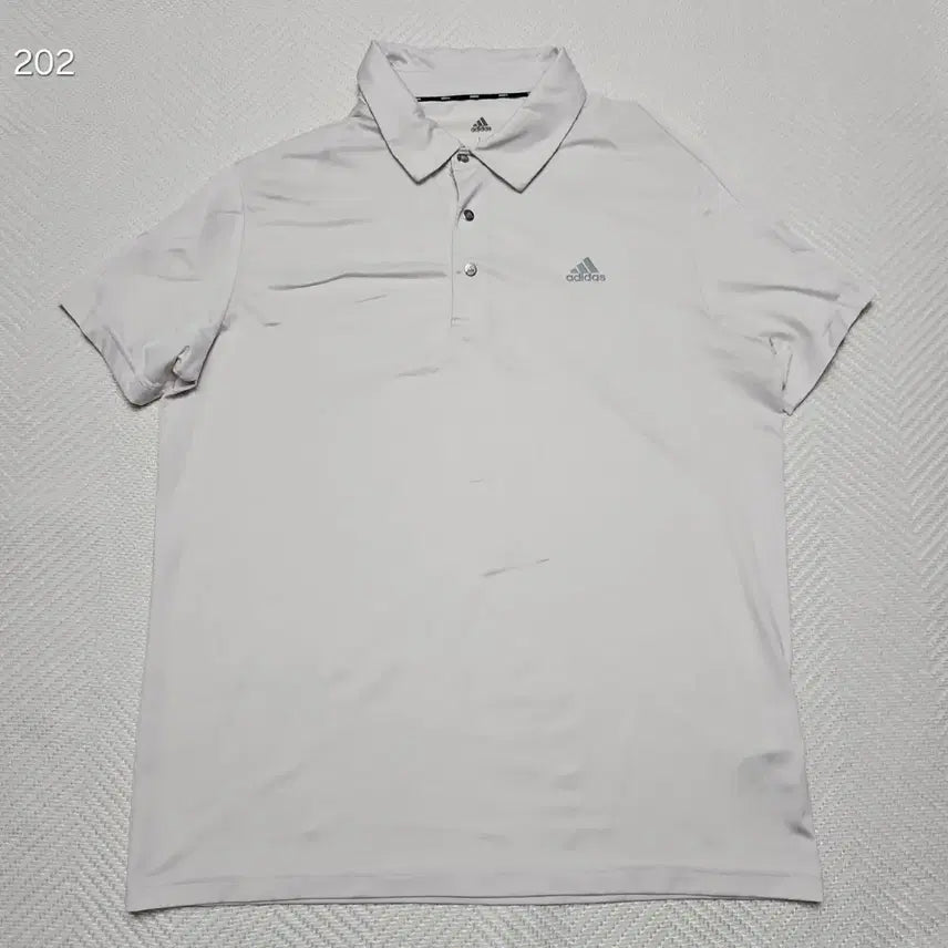 [BUNJANG] Adidas Functional Half-Sleeve Polo T-Shirt / [L] 아디다스 기능성 반팔 카라 티셔츠
