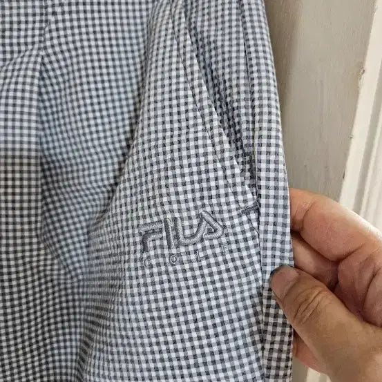 [BUNJANG] FILA Checkered Shorts / FILA 체크 반바지
