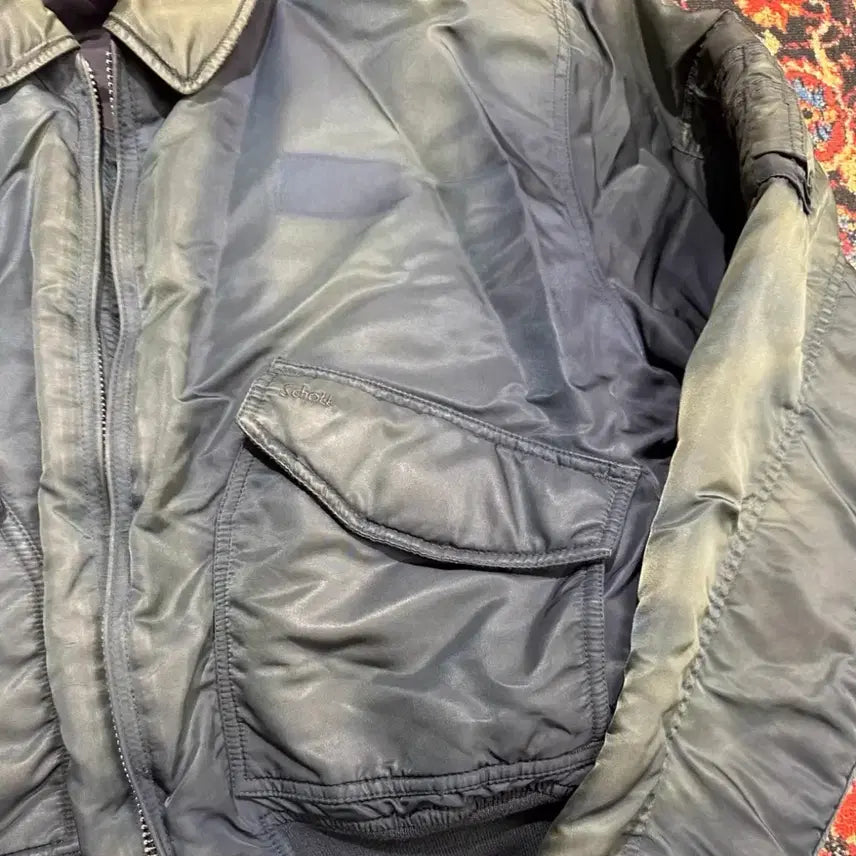 [BUNJANG] Schott CWU-45P/R Flight Jacket / Schott] 오리지널 미드나잇 블루 CWU-45P/R 플라이트 자켓