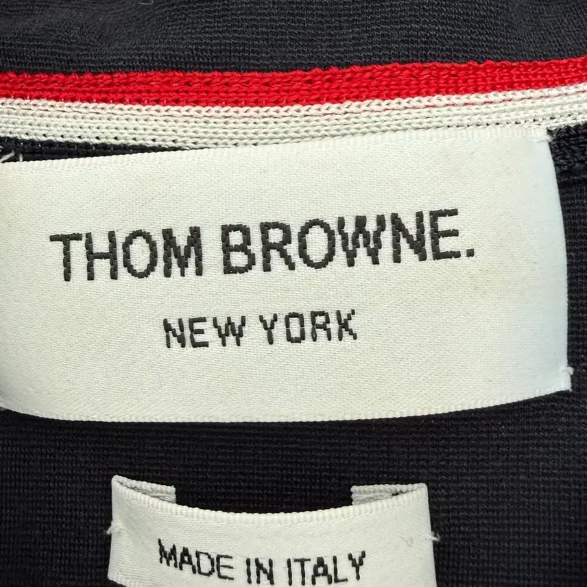[BUNJANG] Thom Browne Wool Blend Short Sleeve Polo Shirt Size 4 / 톰브라운 폴로셔츠 반팔 사이즈4