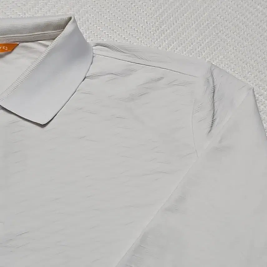 [BUNJANG] Louis Castel White Functional Long Sleeve Polo Shirt (Size 110) / 루이까스텔 화이트 기능성 긴팔 카라티 (110)