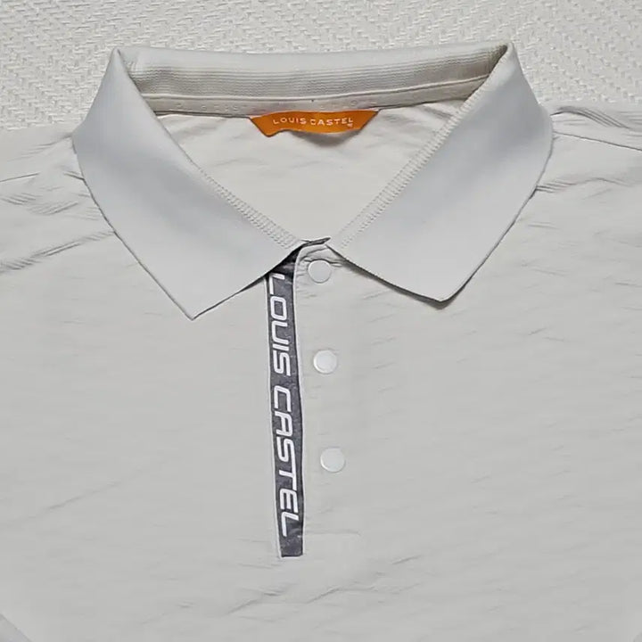 [BUNJANG] Louis Castel White Functional Long Sleeve Polo Shirt (Size 110) / 루이까스텔 화이트 기능성 긴팔 카라티 (110)