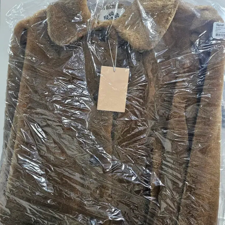 [SOLD OUT] [시즌오프세일] 시눈 브라운 쉐어링 퍼 코트