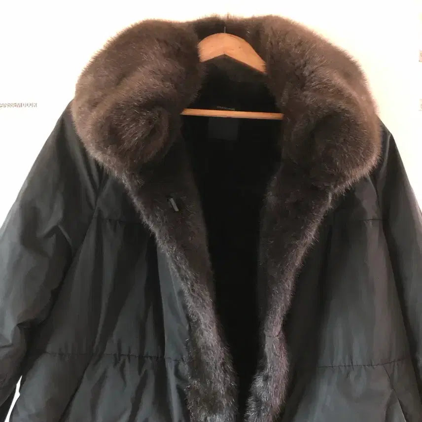 [BUNJANG] Chatelaine Natural Fur Down Padding Jacket / 샤트렌 천연모피 오리털 패딩 100사이즈