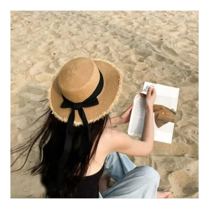 [BUNJANG] Straw Hat / 휴양지 바캉스 밀짚모자