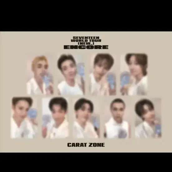 [BUNJANG] Seventeen Encore Photocard Set + Moon Glass / 세븐틴 앙콘 포토카드 세트 + 문글라스
