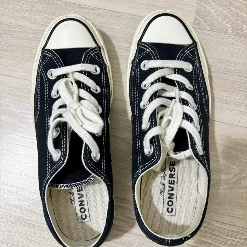 [BUNJANG] Converse Chuck Taylor 70s Black Low Top Sneakers (230) / 컨버스 척테일러 70s 블랙 로우 230