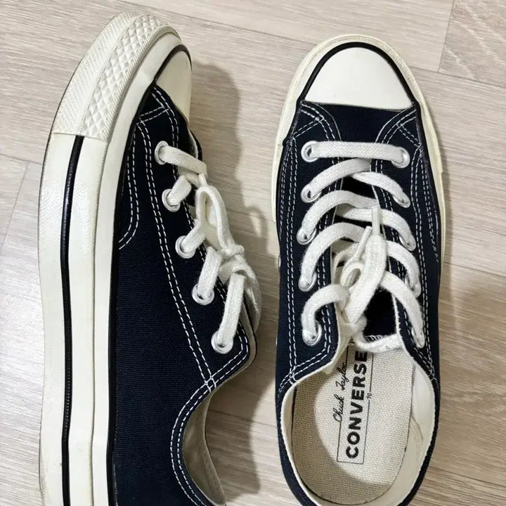 [BUNJANG] Converse Chuck Taylor 70s Black Low Top Sneakers (230) / 컨버스 척테일러 70s 블랙 로우 230