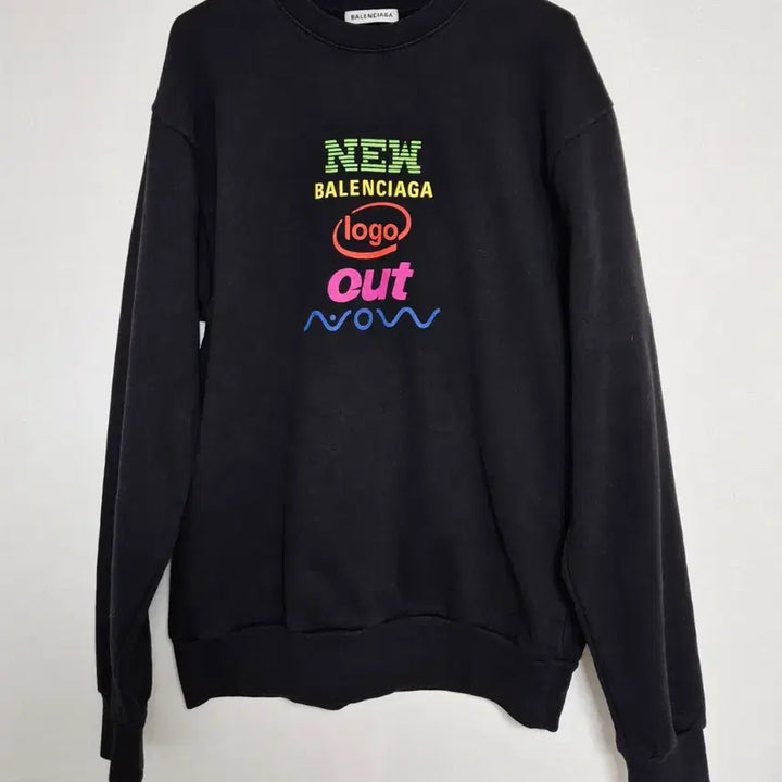 [BUNJANG] Balenciaga New Logo Sweatshirt M / (정품) 발렌시아가 뉴로고 맨투맨 M