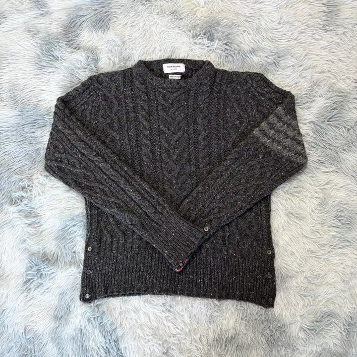 [BUNJANG] Thom Browne Aran Cable Knit Sweater / [3 Size] 톰브라운 아란 케이블 니트