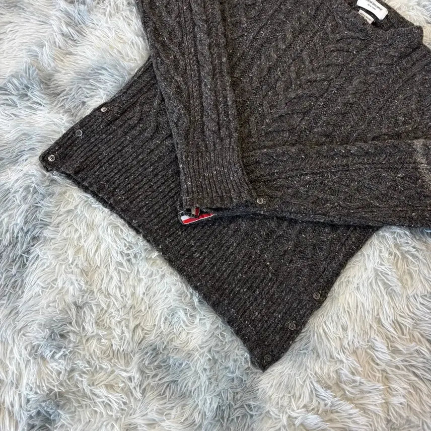 [BUNJANG] Thom Browne Aran Cable Knit Sweater / [3 Size] 톰브라운 아란 케이블 니트