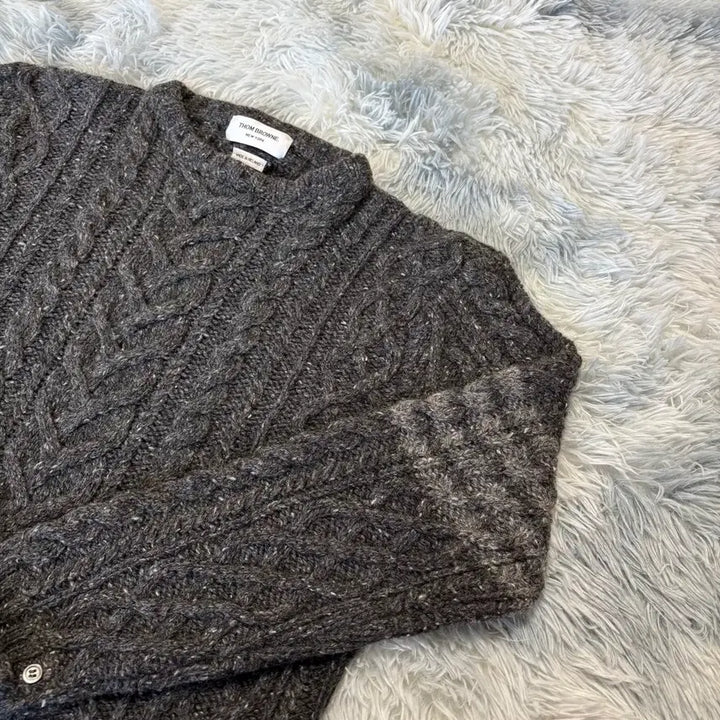 [BUNJANG] Thom Browne Aran Cable Knit Sweater / [3 Size] 톰브라운 아란 케이블 니트