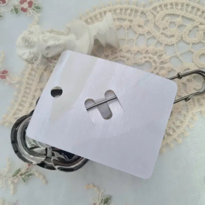 [BUNJANG] Black Rose Cubic Brooch / 블랙 장미 큐빅 옷핀 브로치(새상품)