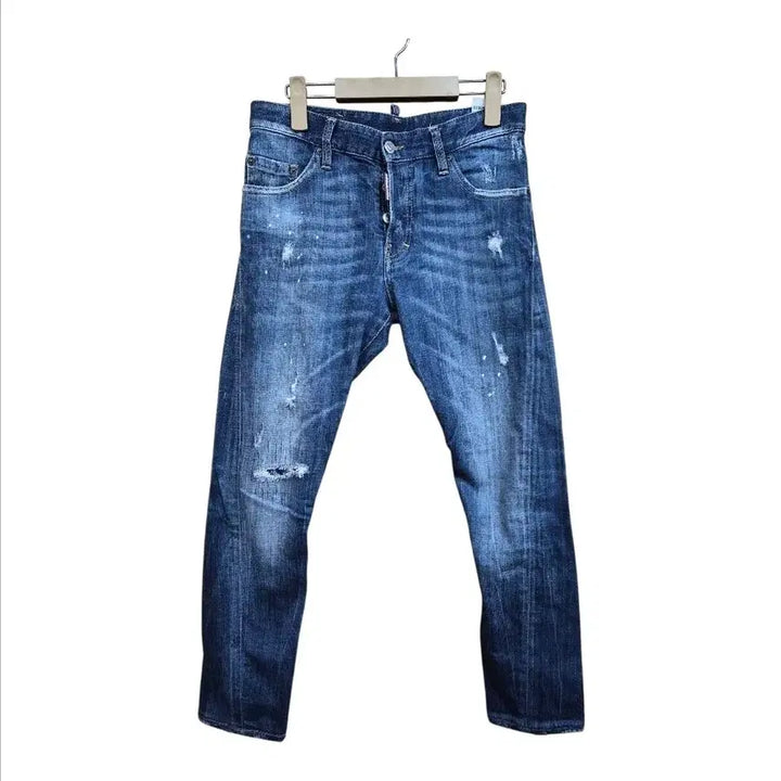 [BUNJANG] Dsquared2 Distressed Slim Fit Denim Jeans / 디스퀘어드2 디스트로이드 슬림 데님 44