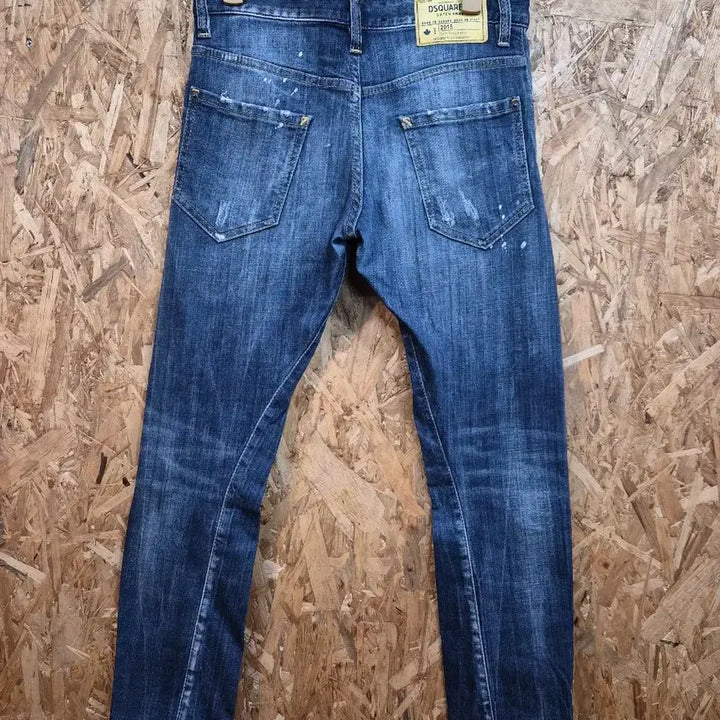 [BUNJANG] Dsquared2 Distressed Slim Fit Denim Jeans / 디스퀘어드2 디스트로이드 슬림 데님 44