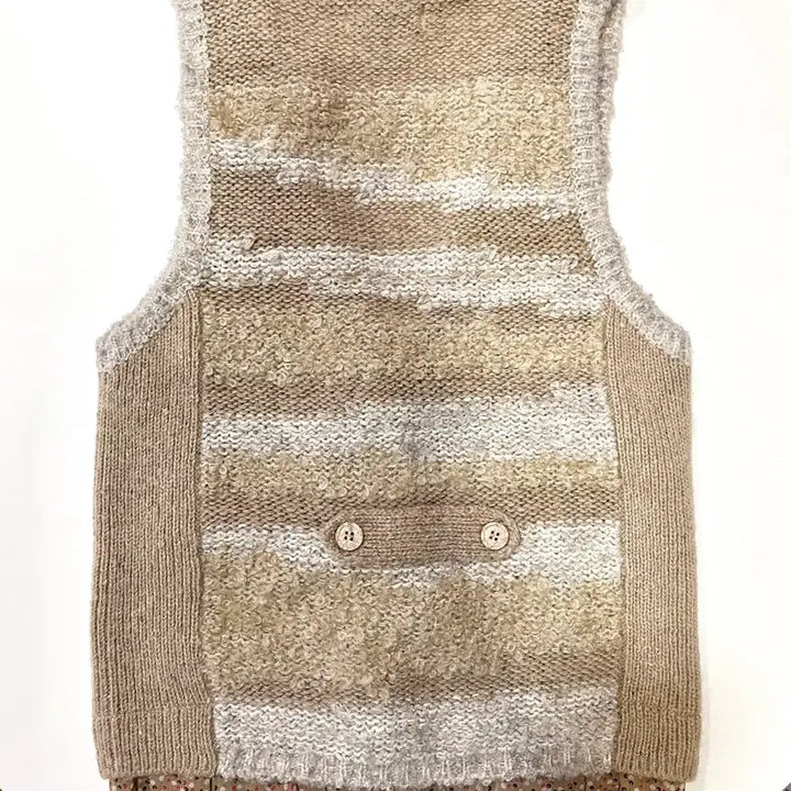[BUNJANG] Thursday Island Vintage Knit Vest S / 써스데이아일랜드 빈티지 니트 조끼 베스트 S