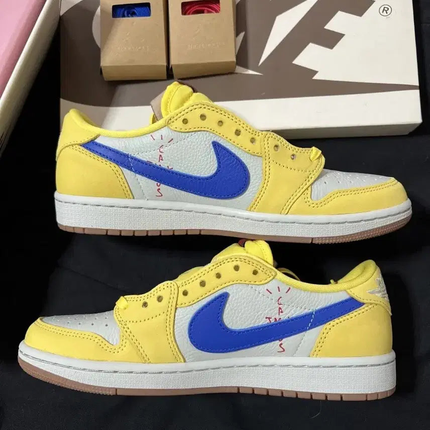 [BUNJANG] Nike Travis Scott Jordan 1 Low Canary - 255 / 조던 1 로우 트래비스 스캇 카나리 - 255