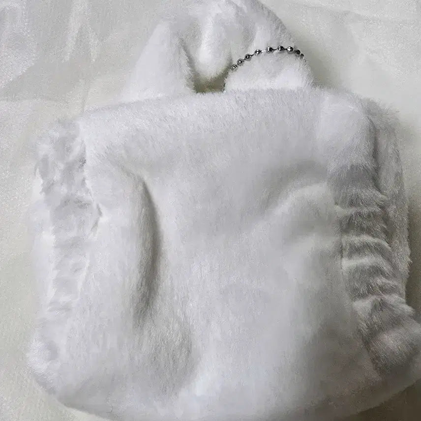 [BUNJANG] White Bag Charm Keychain / 화이트 가방 가챠  키링 새상품