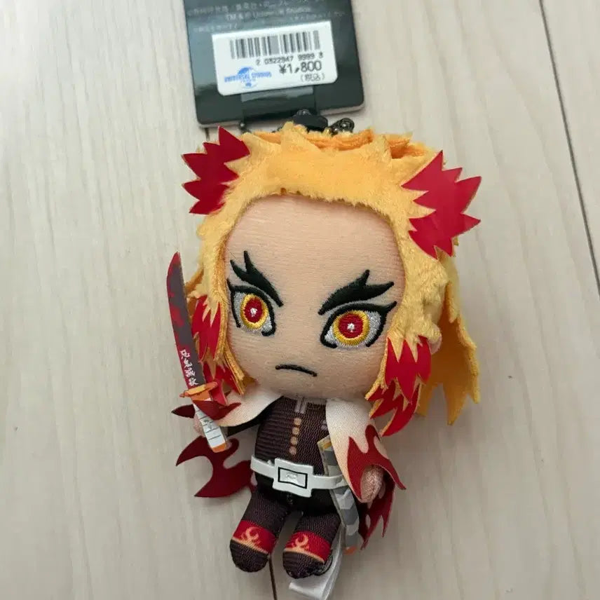[SOLD OUT] 귀멸의 칼날 유니버셜 스튜디오 USJ 렌고쿠 쿄쥬로 키체인