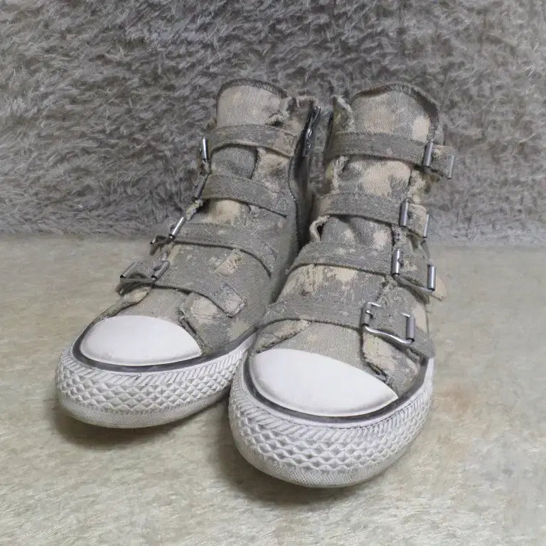 [BUNJANG] Ash High Sneakers Used Shoes / 후루룩구제 240 아쉬 하이 스니커즈 중고 신발