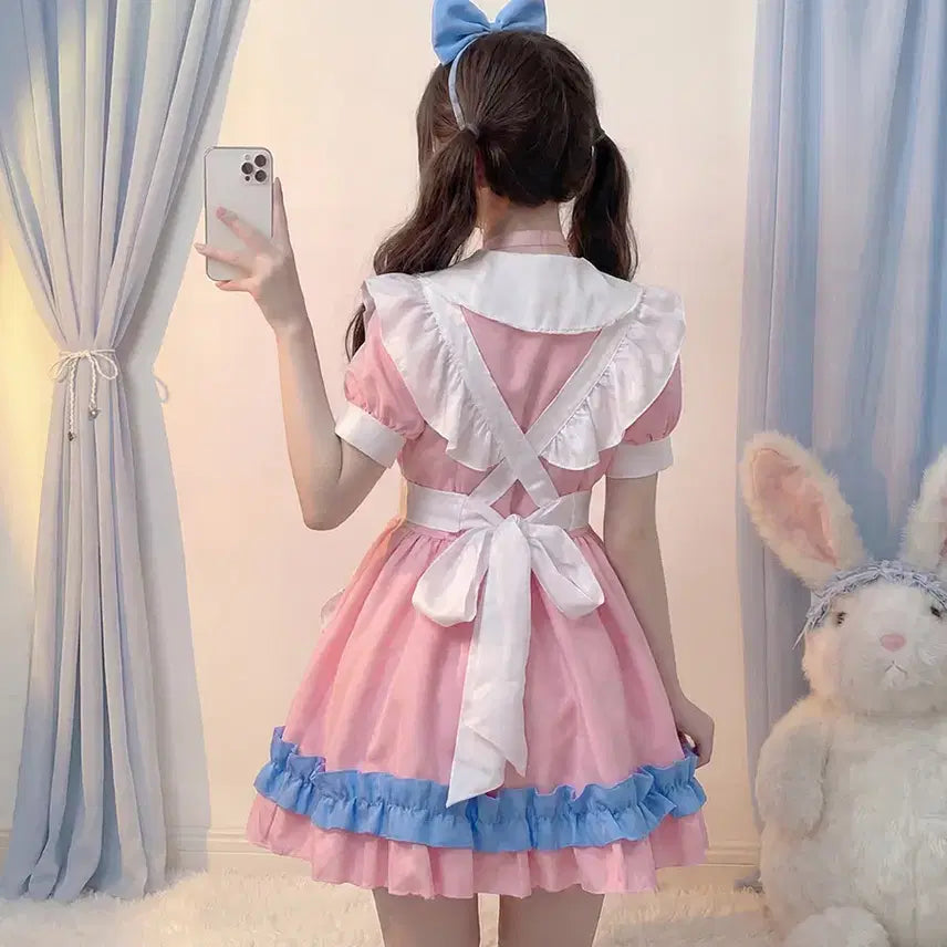 [BUNJANG] Cotton Candy Maid Dress Set / [당일발송/새상품]코튼캔디 메이드복 세트