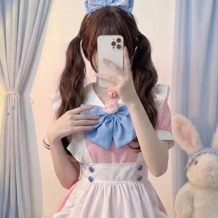 [BUNJANG] Cotton Candy Maid Dress Set / [당일발송/새상품]코튼캔디 메이드복 세트