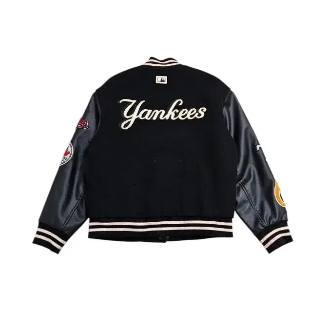 [BUNJANG] MLB New York Yankees Stadium Jacket Black / MLB 뉴욕 양키스 스타디움 자켓 블랙