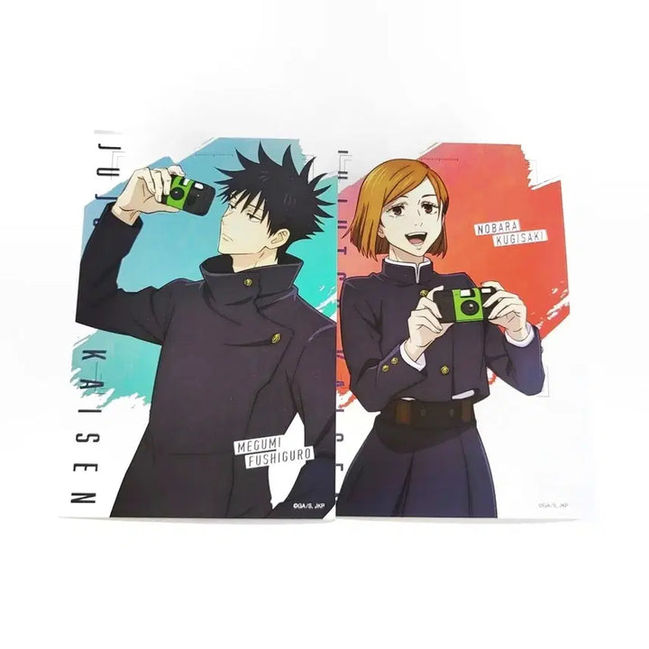 [BUNJANG] Jujutsu Kaisen Megumi Fushiguro &amp; Nobara Kugisaki HONPO Postcard Bundle Set / (일괄)주술회전 후시구로 메구미 쿠기사키 노바라 쥬쥬혼포 HONPO 엽서
