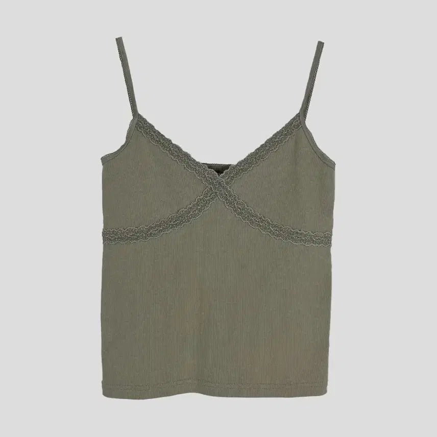 [BUNJANG] Lace Tank Top / 레이스 나시