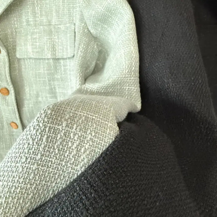 [BUNJANG] Tweed Jacket Black/Mint / 새제품  트위드 자켓 블랙/민트.   프리사이즈