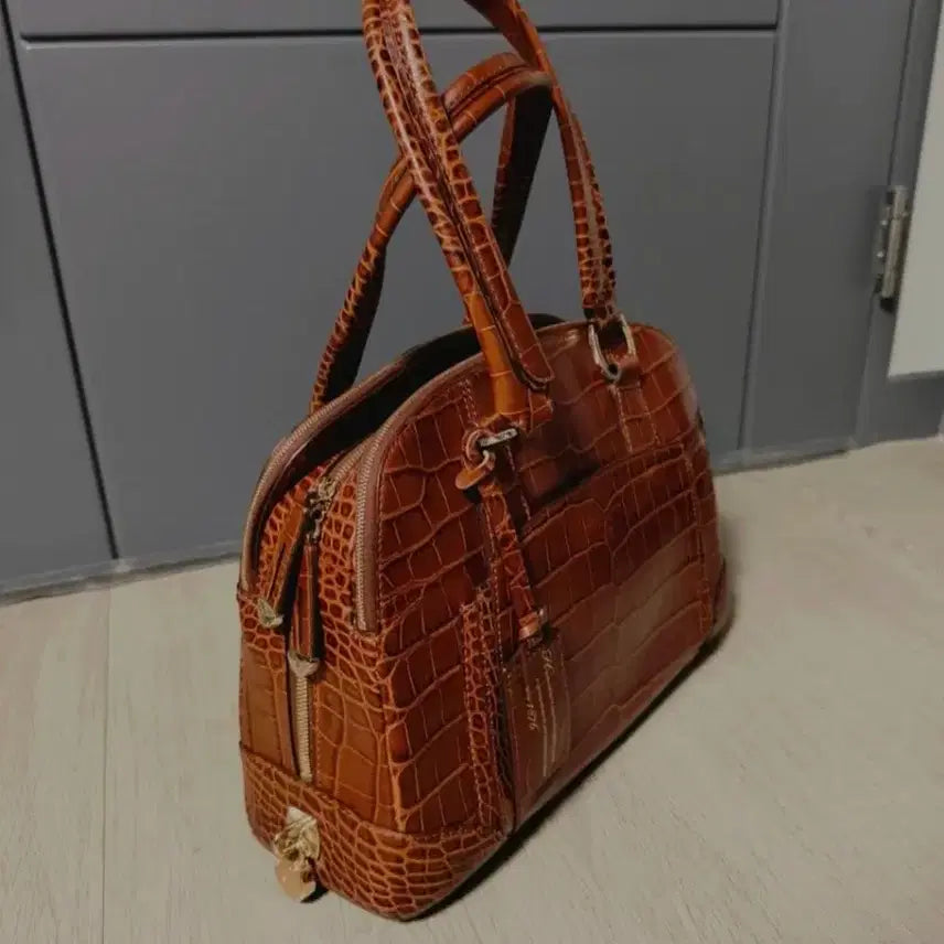 [BUNJANG] Lancel Adajani Crocodile Pattern Tote Bag / 새제품!명품Lancel 란셀 Adajani 토트백