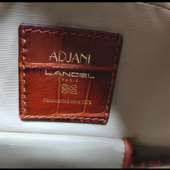 [BUNJANG] Lancel Adajani Crocodile Pattern Tote Bag / 새제품!명품Lancel 란셀 Adajani 토트백