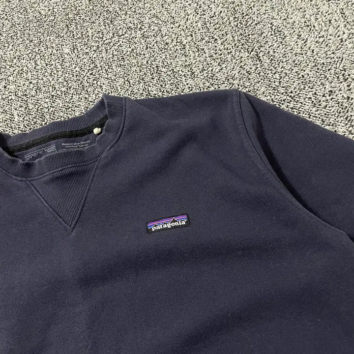 [BUNJANG] Patagonia Mini Logo Organic Cotton Sweatshirt Navy / 빈티지9. 파타고니아 미니 로고 유기농 코튼 맨투맨 네이비