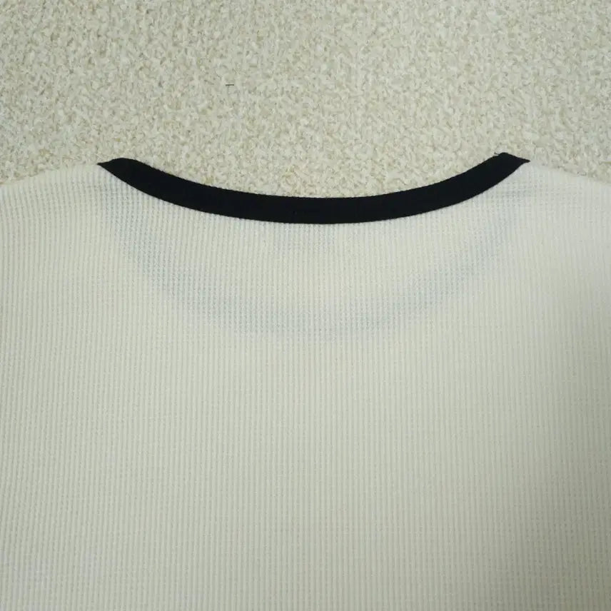 [SOLD OUT] (F)OG SEOUL 여성 반팔 티셔츠 와플 링거 W2926