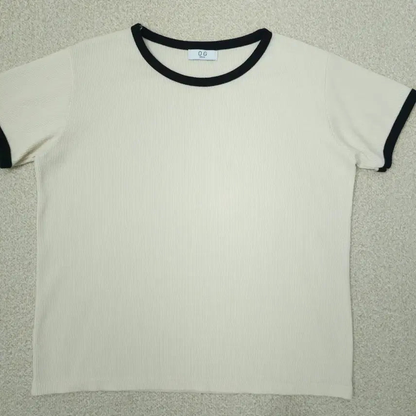 [SOLD OUT] (F)OG SEOUL 여성 반팔 티셔츠 와플 링거 W2926