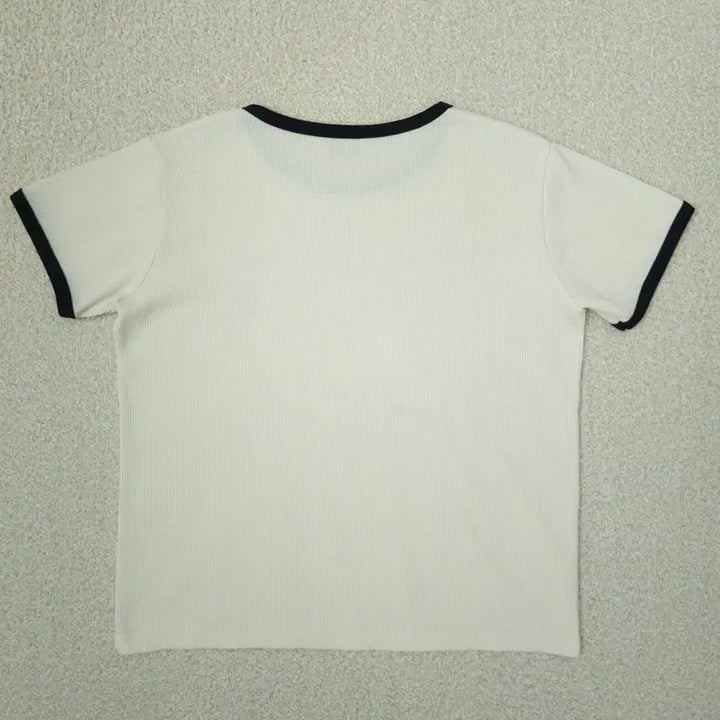 [SOLD OUT] (F)OG SEOUL 여성 반팔 티셔츠 와플 링거 W2926