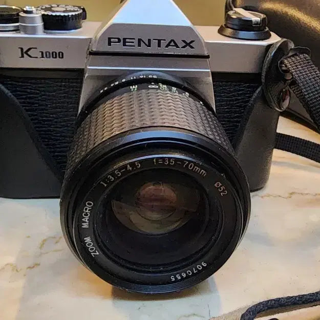[BUNJANG] Pentax K1000 35-70mm Film Camera Set / 펜탁스 K1000 필름카메라 + 35-70mm 렌즈 가죽케이스