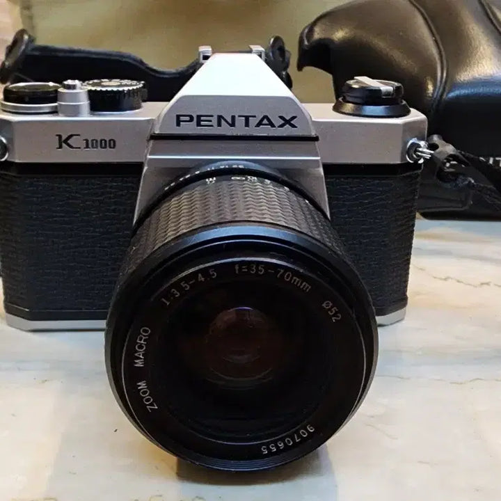 [BUNJANG] Pentax K1000 35-70mm Film Camera Set / 펜탁스 K1000 필름카메라 + 35-70mm 렌즈 가죽케이스