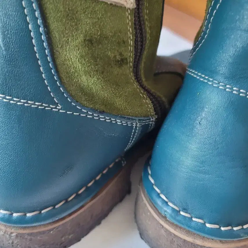 [BUNJANG] OILILY Blue Long Boots / OILILY 오일릴리 블루 롱 부츠