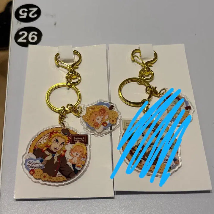 [BUNJANG] Demon Slayer Genya Valentine Acrylic Charm / [판매] 귀멸의 칼날 발렌타인 키링 (겐야) 아크릴 챰