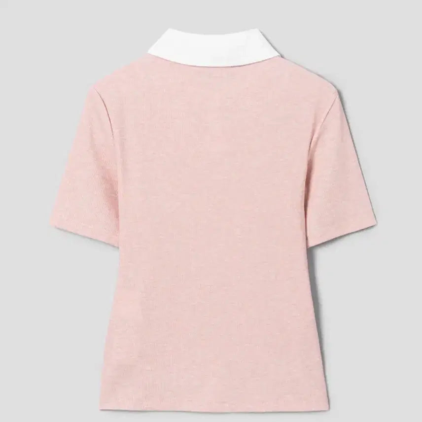 [BUNJANG] 8 Seconds Layered T-Shirt Light Pink (Unsealed) / [미개봉] 에잇세컨즈 칼라 레이어드 티셔츠 라이트핑크 356342SMAY